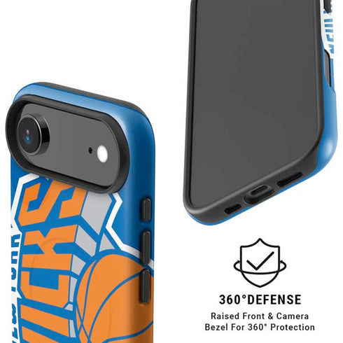 NBA New York Knicks Large Logo iPhone 17 Air Magsafe Impact Case