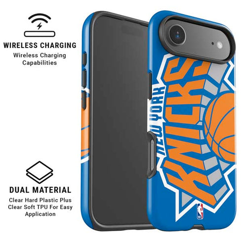 NBA New York Knicks Large Logo iPhone 17 Air Magsafe Impact Case