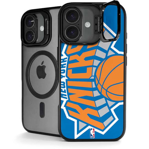 NBA New York Knicks Large Logo iPhone 17 Kickstand Case