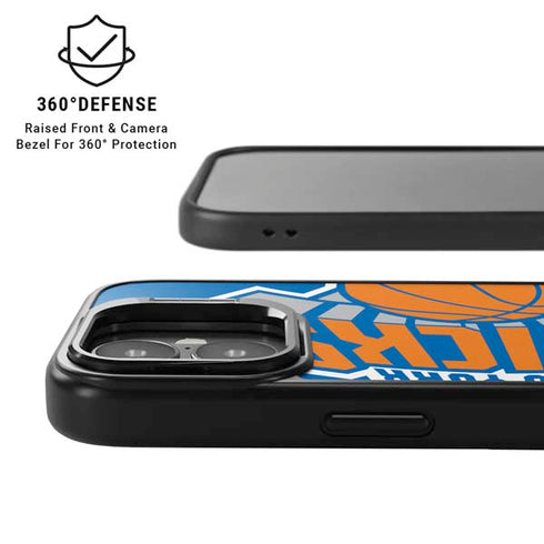 NBA New York Knicks Large Logo iPhone 17 Kickstand Case