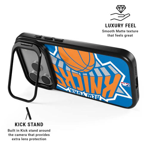NBA New York Knicks Large Logo iPhone 17 Pro Kickstand Case