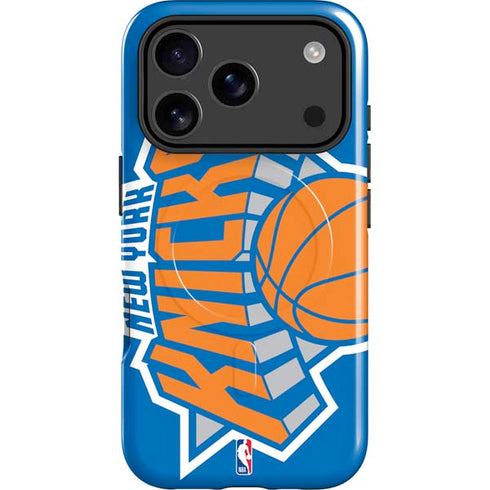 NBA New York Knicks Large Logo iPhone 17 Pro Magsafe Impact Case