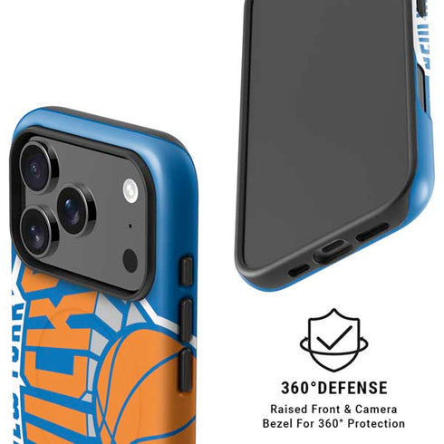 NBA New York Knicks Large Logo iPhone 17 Pro Magsafe Impact Case