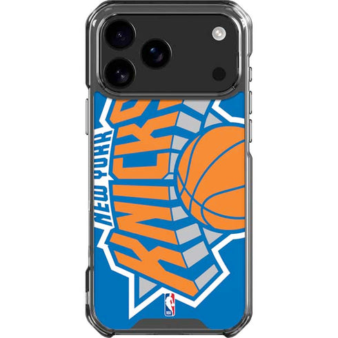 NBA New York Knicks Large Logo iPhone 17 Pro Max Clear Case