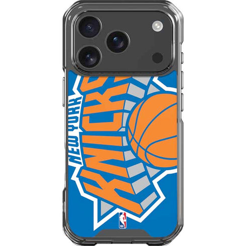 NBA New York Knicks Large Logo iPhone 18 Pro Clear Case