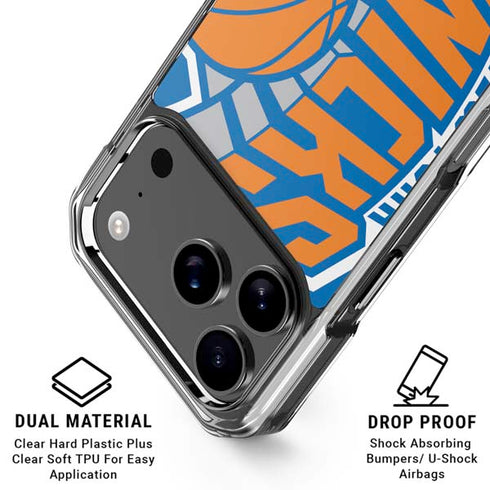 NBA New York Knicks Large Logo iPhone 18 Pro Clear Case