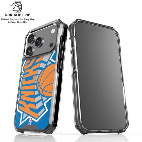 NBA New York Knicks Large Logo iPhone 18 Pro Clear Case