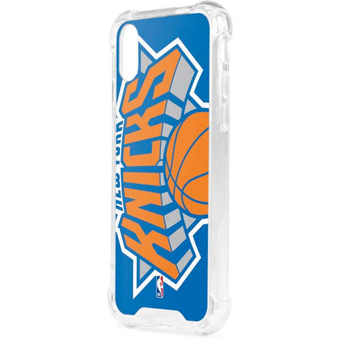 NBA New York Knicks Large Logo iPhone XS Clear Case