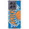NBA New York Knicks Large Logo Moto G 5G (2025) Clear Case
