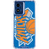 NBA New York Knicks Large Logo Moto G 5G (2024) Clear Case