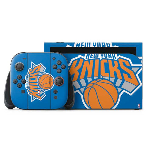 NBA New York Knicks Large Logo Nintendo Switch 2 (2025) with Joy-Con Skin