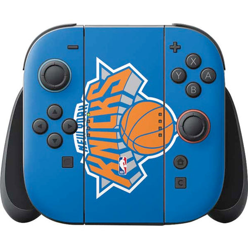 NBA New York Knicks Large Logo Nintendo Switch 2 (2025) Joy-Con Controller Skin