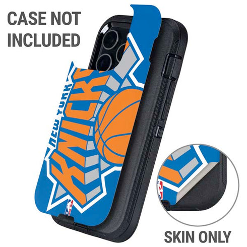 NBA New York Knicks Large Logo Otterbox Defender iPhone Skin