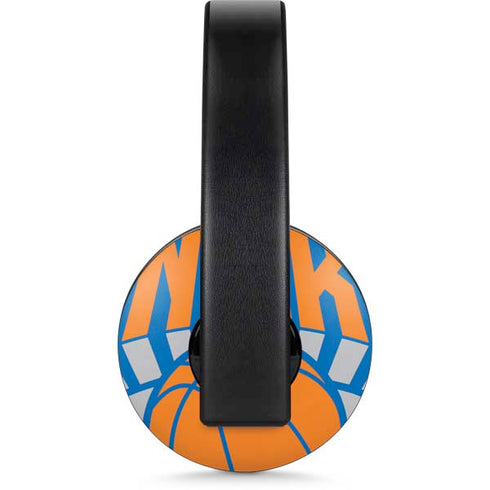 NBA New York Knicks Large Logo PlayStation 4 Gold Wireless Headset Skin