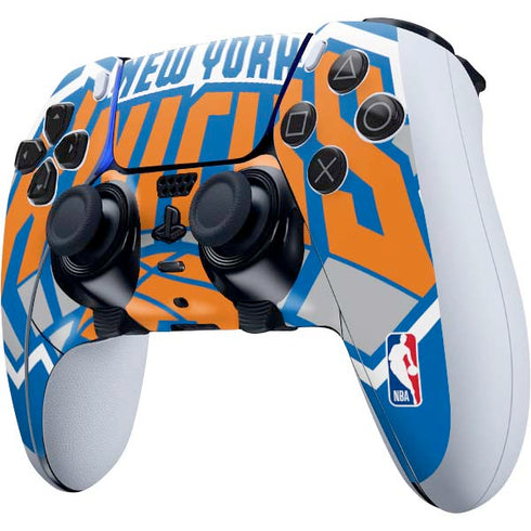 NBA New York Knicks Large Logo PS5 DualSense Edge Pro Controller Skin