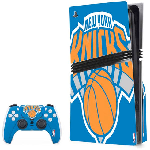 NBA New York Knicks Large Logo PlayStation PS5 Skins