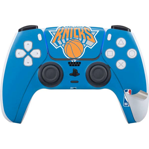 NBA New York Knicks Large Logo PS5 Pro Disk Bundle Skin