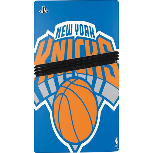NBA New York Knicks Large Logo PS5 Pro Disk Console Skin