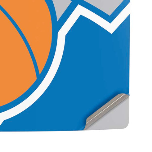 NBA New York Knicks Large Logo PS5 Pro Disk Console Skin