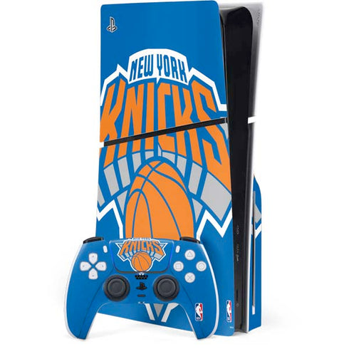 NBA New York Knicks Large Logo PlayStation PS5 Skins