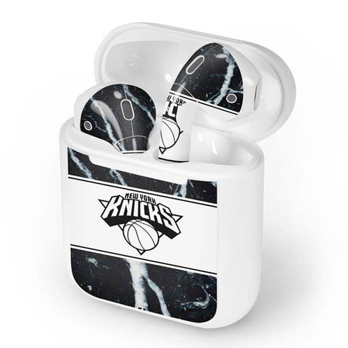 NBA New York Knicks Marble Apple AirPods Skin