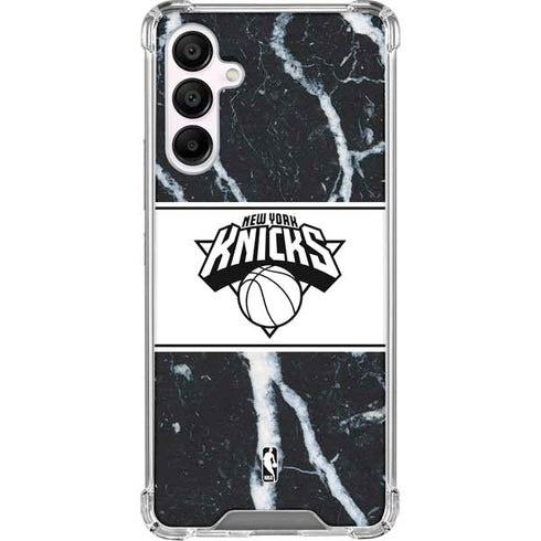 NBA New York Knicks Marble Galaxy A16 5G Clear Case