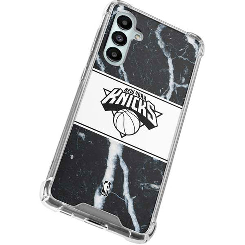NBA New York Knicks Marble Galaxy A16 5G Clear Case