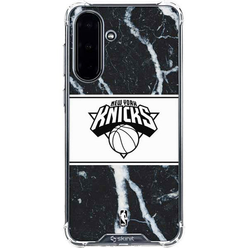 NBA New York Knicks Marble Galaxy A36 5G Clear Case