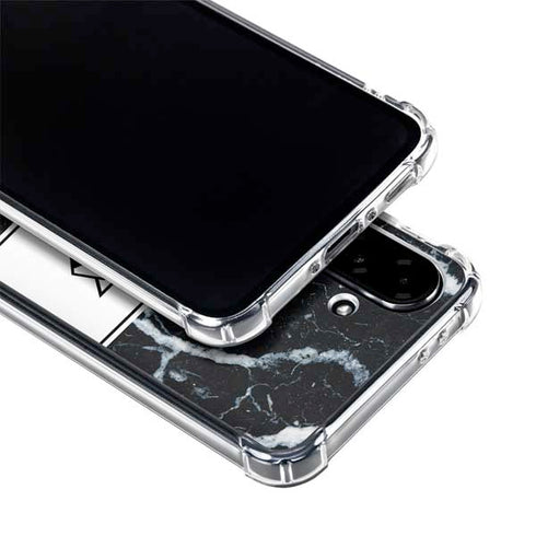 NBA New York Knicks Marble Galaxy A36 5G Clear Case
