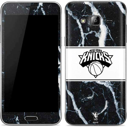 NBA New York Knicks Marble Galaxy J3 Skin