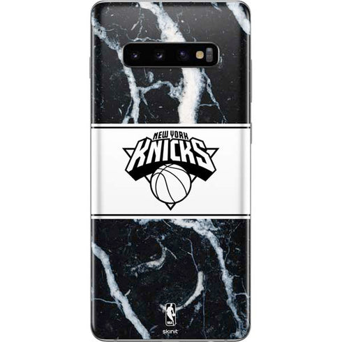 NBA New York Knicks Marble Galaxy S10 Plus Skin