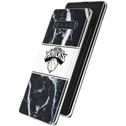 NBA New York Knicks Marble Galaxy S10 Plus Skin