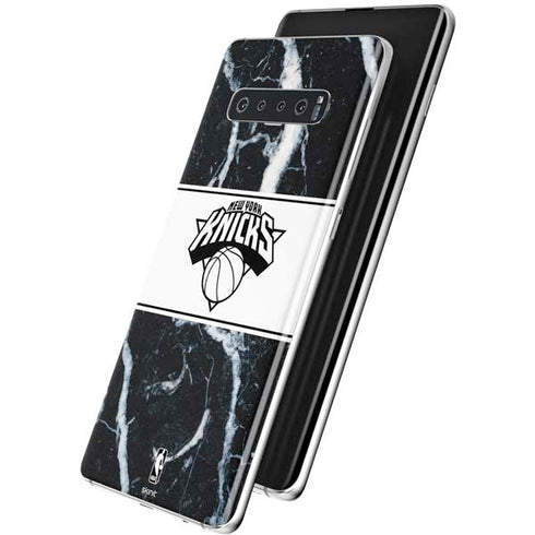 NBA New York Knicks Marble Galaxy S10 Skin