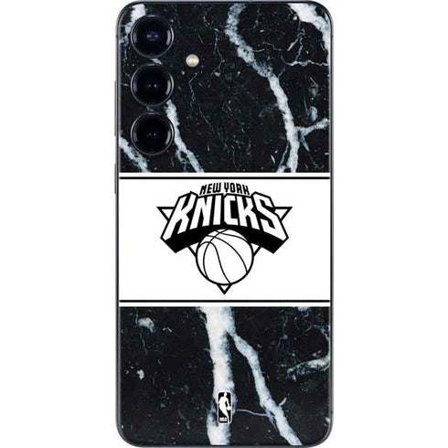 NBA New York Knicks Marble Galaxy S25 Skin