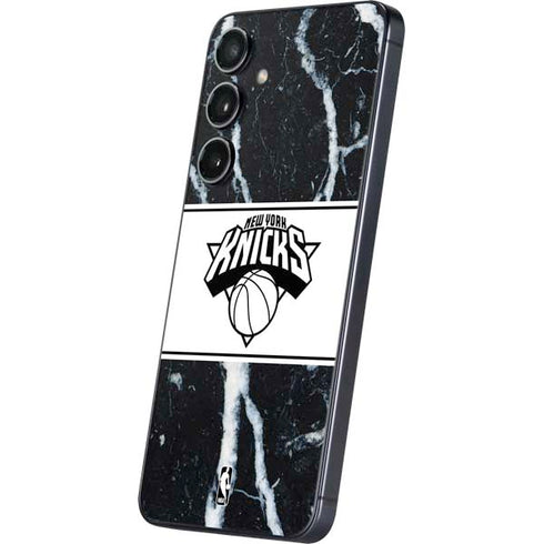 NBA New York Knicks Marble Galaxy S25 Skin
