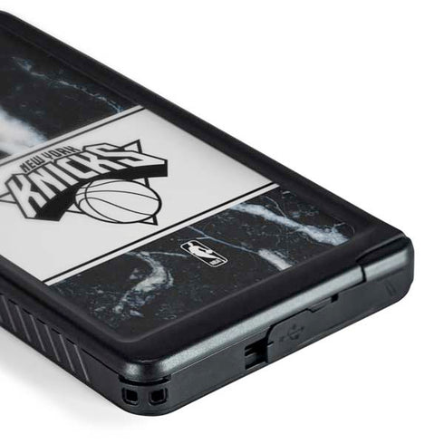 NBA New York Knicks Marble Galaxy S24 Ultra Waterproof Case