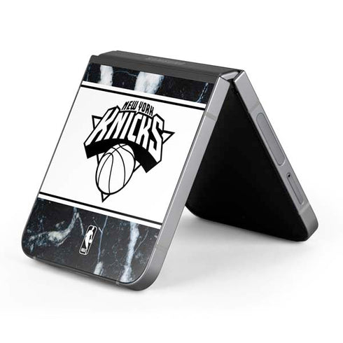 NBA New York Knicks Marble Galaxy Z Flip6 Skin