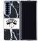 NBA New York Knicks Marble Galaxy Z Fold6 Clear Case