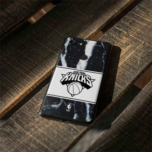 NBA New York Knicks Marble Google Pixel 3 Skin