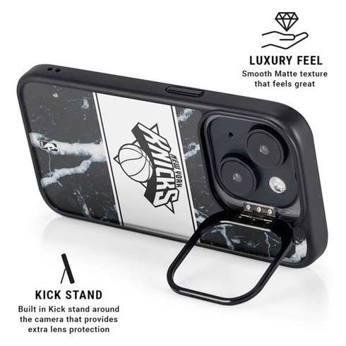 NBA New York Knicks Marble iPhone 13 Kickstand Case
