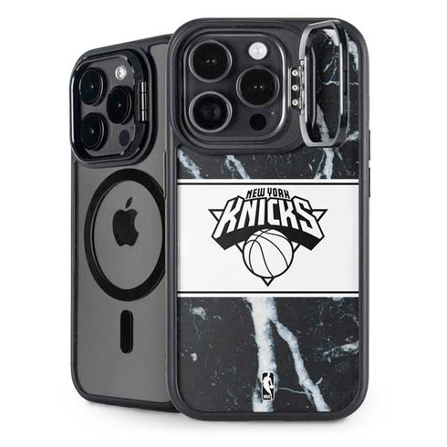 NBA New York Knicks Marble iPhone 13 Pro Max Kickstand Case