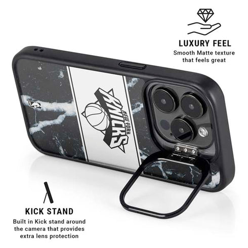 NBA New York Knicks Marble iPhone 14 Pro Kickstand Case