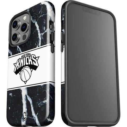 NBA New York Knicks Marble iPhone 15 Pro Impact Case