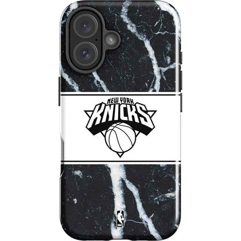 NBA New York Knicks Marble iPhone 16 Plus Impact Case