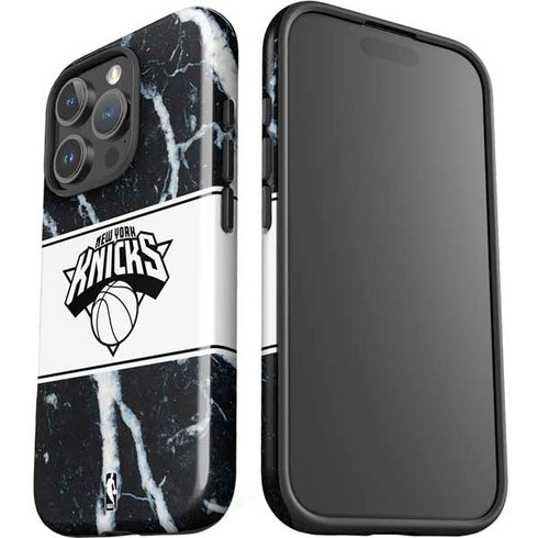 NBA New York Knicks Marble iPhone 16 Pro Impact Case