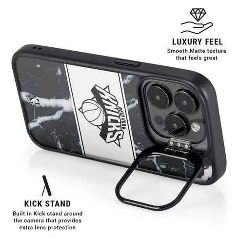 NBA New York Knicks Marble iPhone 16 Pro Kickstand Case