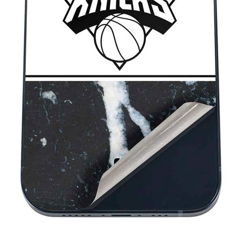 NBA New York Knicks Marble iPhone 16 Skin