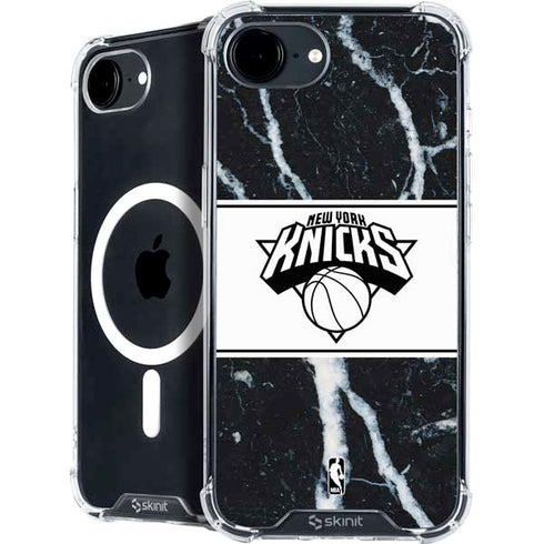 NBA New York Knicks Marble iPhone 16e MagSafe Case