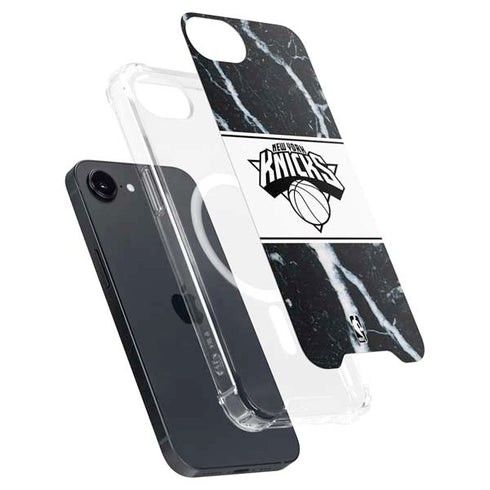 NBA New York Knicks Marble iPhone 16e MagSafe Case
