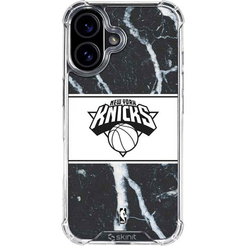 NBA New York Knicks Marble iPhone 17 Clear Case